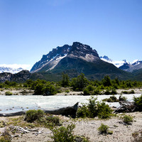 <strong>Patagonien mit unglaublich klare Luft und blauem Himmel </strong>